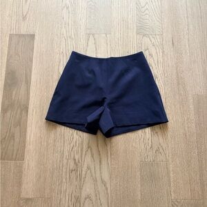 1. State Navy High-Waist Tailored Shorts